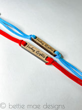 Load image into Gallery viewer, Personalized Faux Suede Bracelet