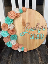 Load image into Gallery viewer, Round Nursery Sign