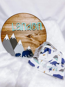 Round Nursery Sign