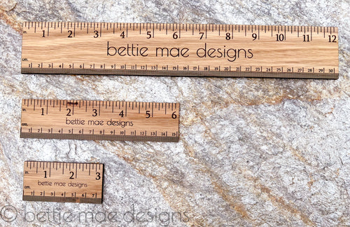 Engraved Logo Ruler