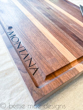 Load image into Gallery viewer, Extra Thick Personalized Layered Wood Cutting Board