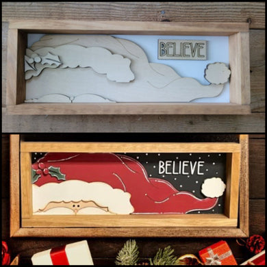 DIY Santa Frame