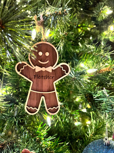 Personalized Gingerbread Ornament/Gift tag