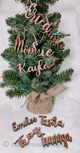 Personalized Stocking/Gift Nametag