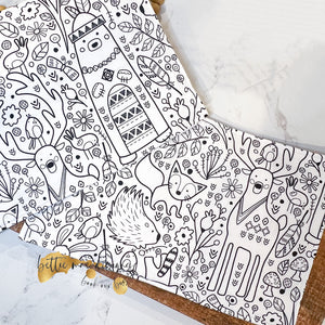 Washable Coloring Placemats