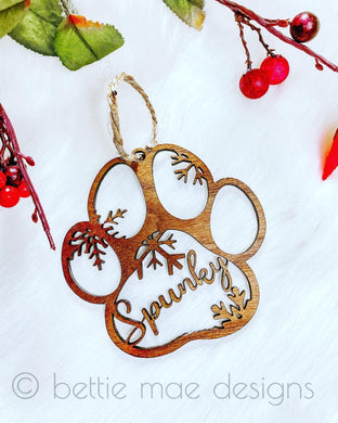 Personalized Animal Ornament